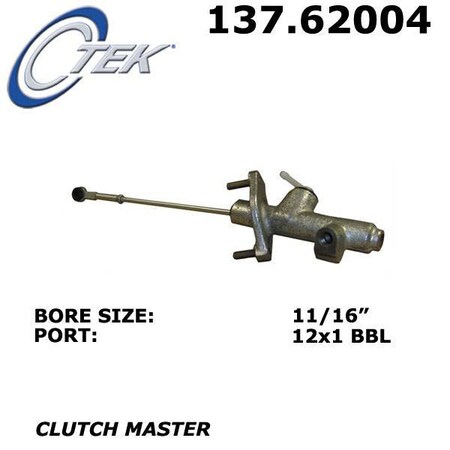 Centric Parts Standard Clutch Master Cylinder, 137.62004 137.62004